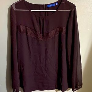 Maroon dress shirt